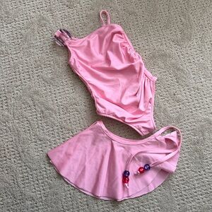 Love U Lots Toddler 3T Swimsuit and Skirt